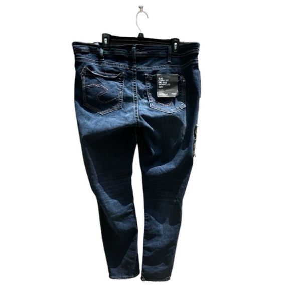 Silver Jeans Suki Skinny Midrise Curvy Fit Jeans 22W - Picture 8 of 16